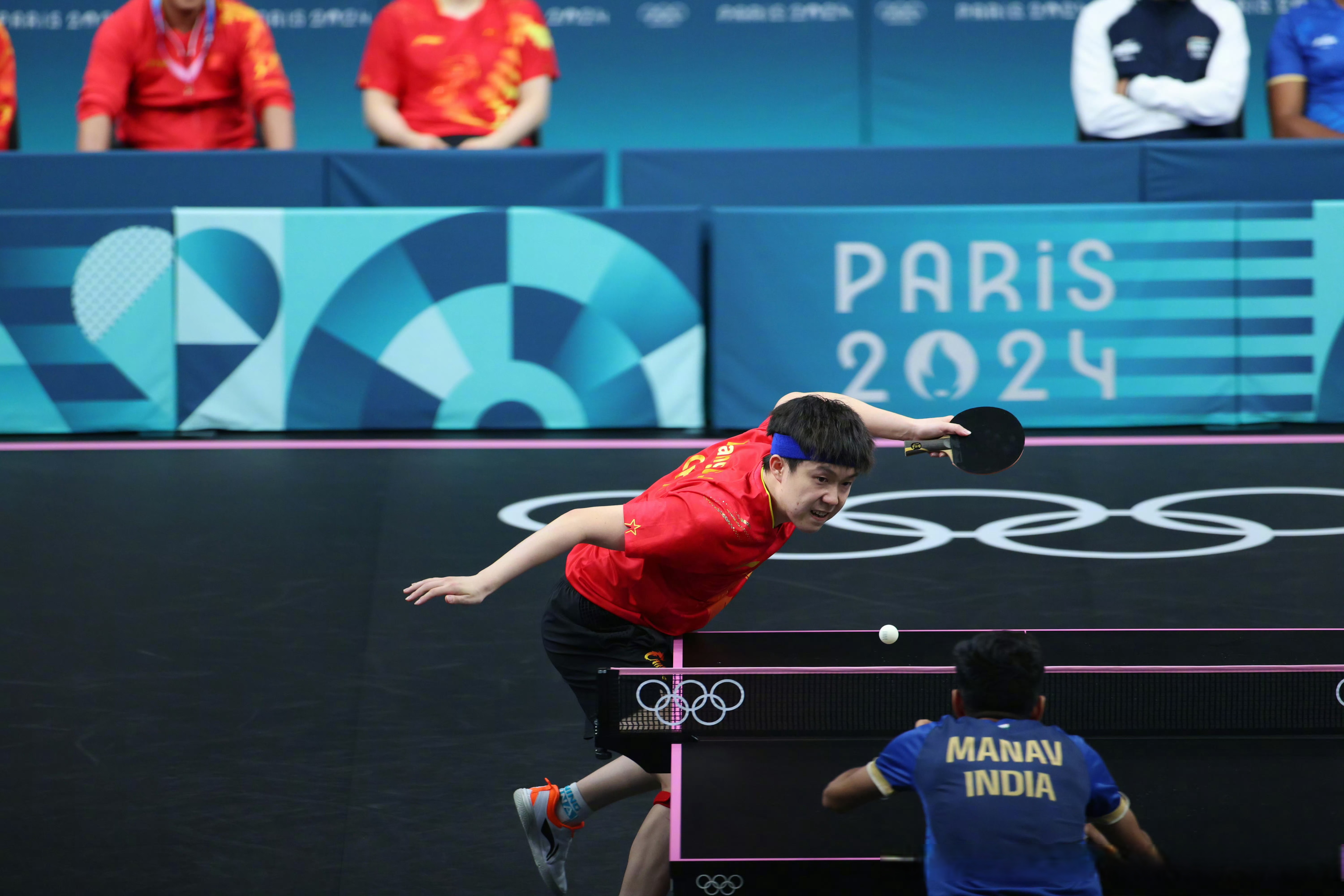 日本队鏖战德国队，马龙状态火热